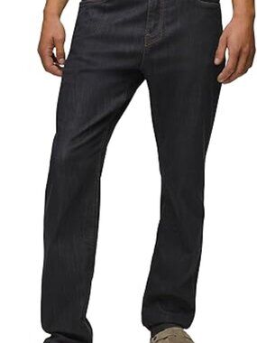 NWT Prana Bridger Men's Slim-Straight Jeans 31x32 Denim Blue